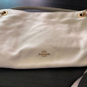 Handbag Coach off  white clarkson hobo